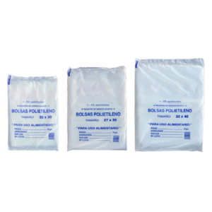 BOLSAS USO ALIMENTARIO 10×15