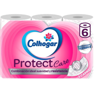 PAPEL W.C. COLHOGAR PROTECT 3 CAPAS