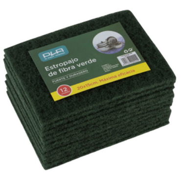 Estropajo Fibra Verde Cortado