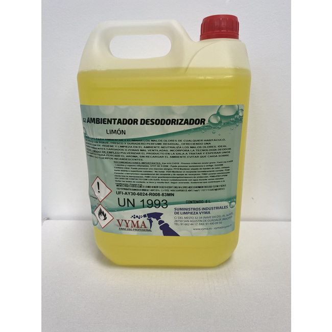 Ambientador desodor VYM-LIMON  5 LT