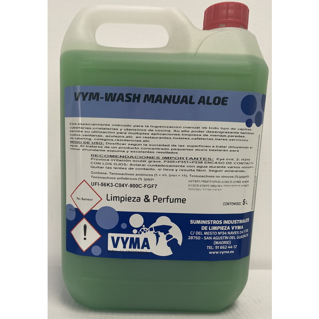 Vym-Wash Manual Aloe 5 Lt.