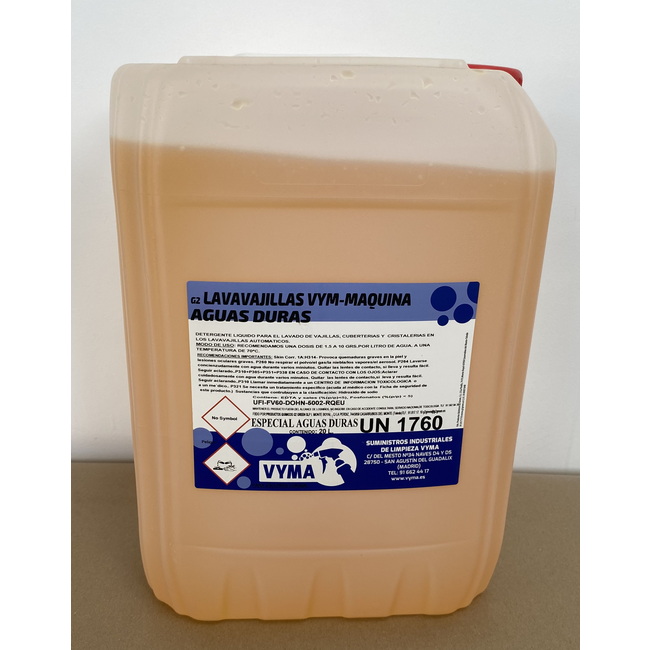 Lavavajillas Vym-Maquina Aguas Duras 24 KG.