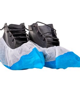 Calza Desechable Pp+Cpe Azul/Blanco