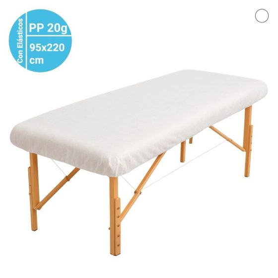 Sabanilla Polipropileno 20g con elásticos – 95×220 cm